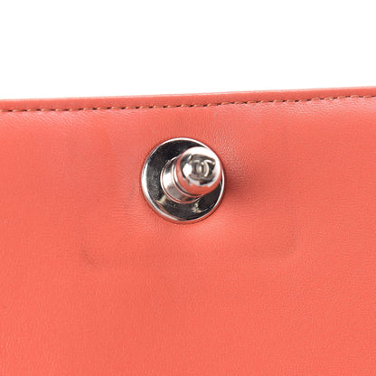 Chanel Lambskin Tweed Small Boy Flap Coral 8 of 14