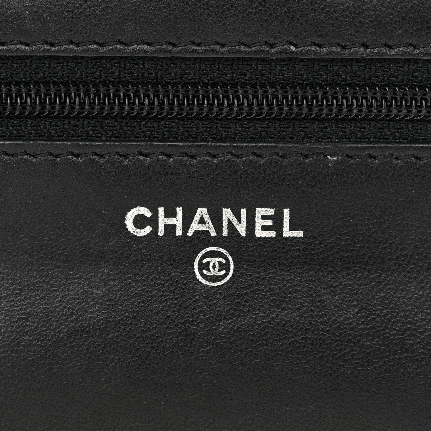 Chanel Lambskin Quilted Boy Wallet On Chain WOC Black 6 of 15