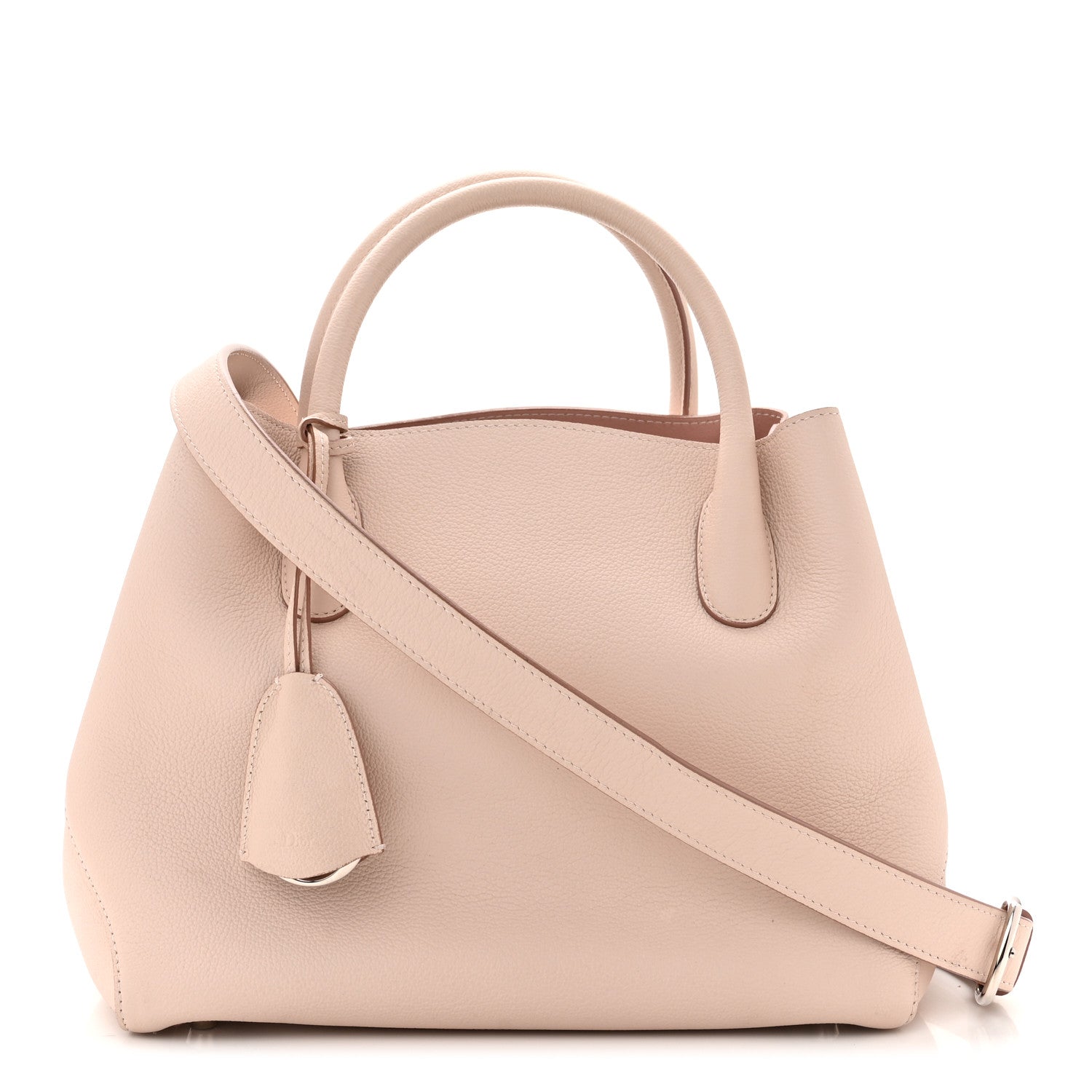 Christian Dior Supple Grained Calfskin Medium Open Bar Tote Rose Poudre 1 of 10