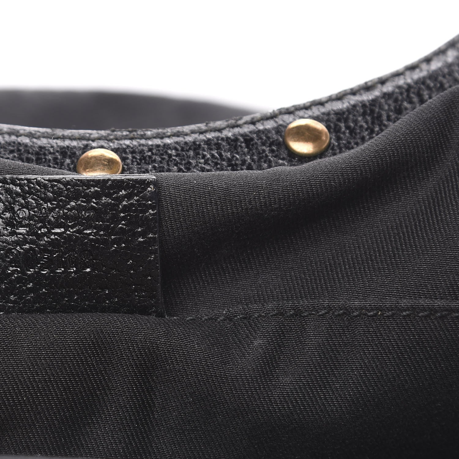Gucci Monogram Bamboo Small Handbag Black 7 of 10