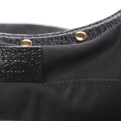 Gucci Monogram Bamboo Small Handbag Black 7 of 10