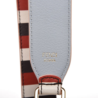 Fendi Calfskin Mink Fur Striped Hypnoteyes Strap You White Bloody Mary Multicolor 3 of 4