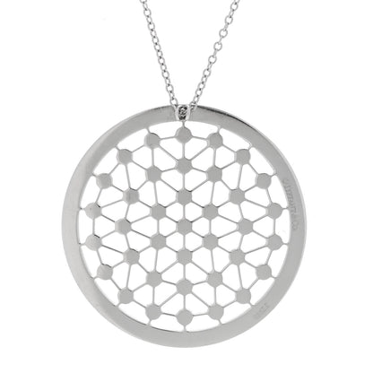 Tiffany Platinum Diamond Voile Necklace 5 of 5