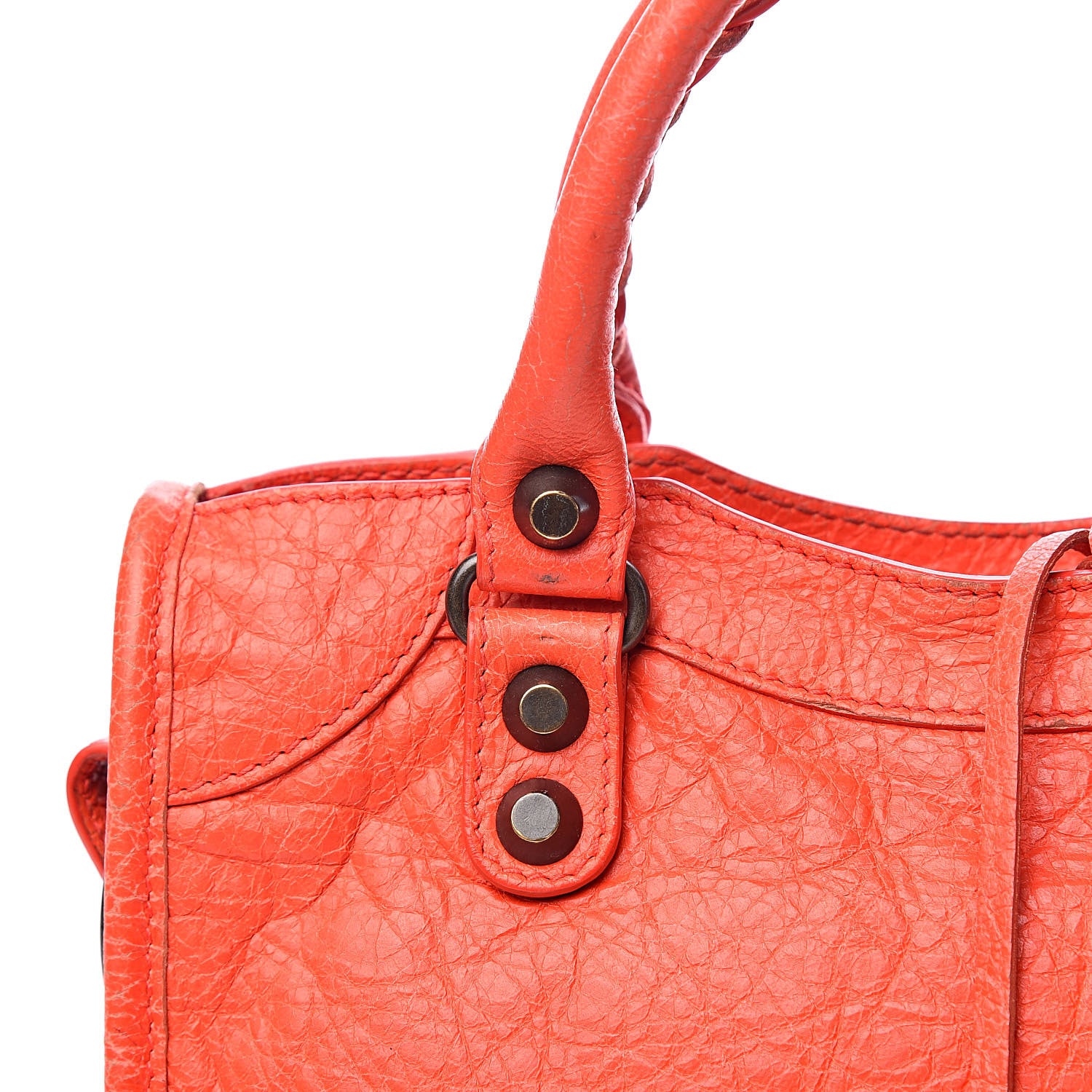 Balenciaga Agneau Classic Hardware Mini City Rose Corail 15 of 25