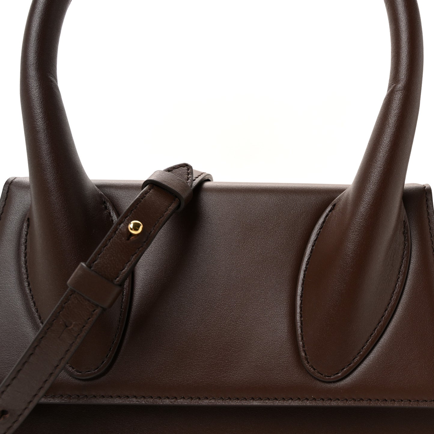 Smooth Calfskin Le Grand Chiquito Dark Brown