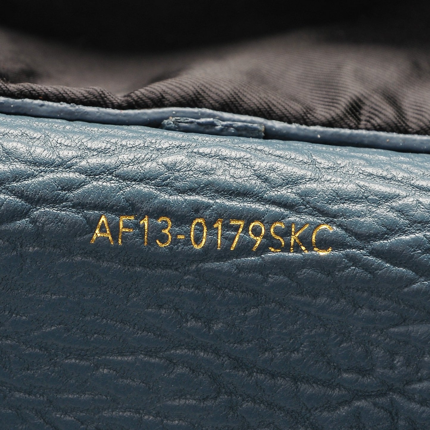 3.1 Textured Calfskin Medium Pashli Satchel Denim Blue
