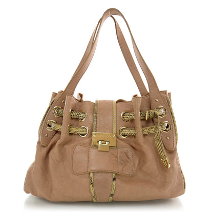 Jimmy Choo Leather Python Ramona 1 of 8