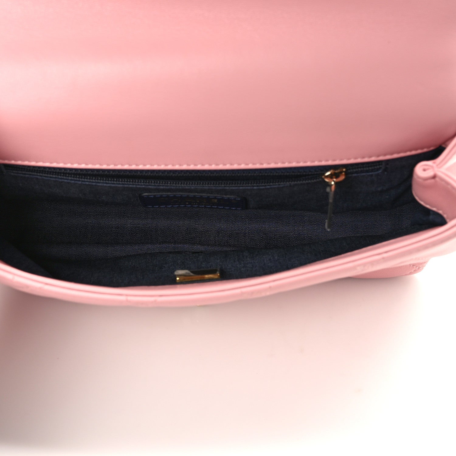 Chanel Lambskin Quilted Resin Bi-Color Chain Flap Bag Pink 5 of 12