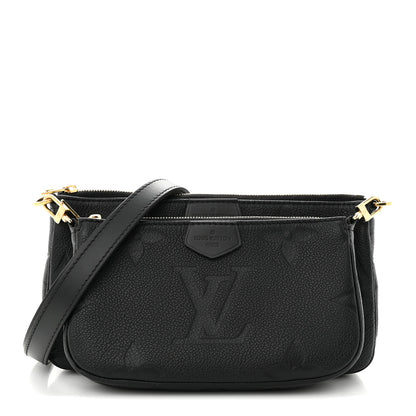 Louis Vuitton Empreinte Monogram Giant Multi Pochette Accessories Black 1 of 10