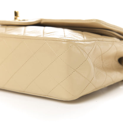Chanel Lambskin Quilted Medium Double Flap Beige 11 of 12