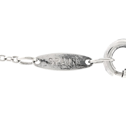 Tiffany Sterling Silver Diamond .09ctw Elsa Peretti Diamonds by the Yard Three Station Necklace 6 of 6