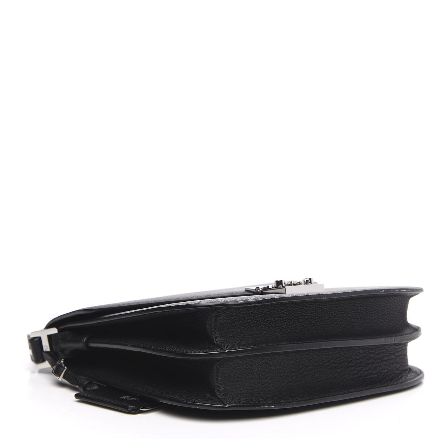 Grained Calfskin Patricia Park Avenue Crossbody Bag Black