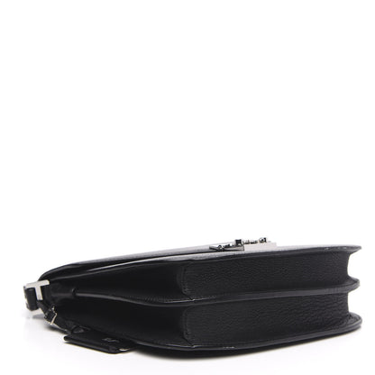 MCM Grained Calfskin Patricia Park Avenue Crossbody Bag Black 4 of 10