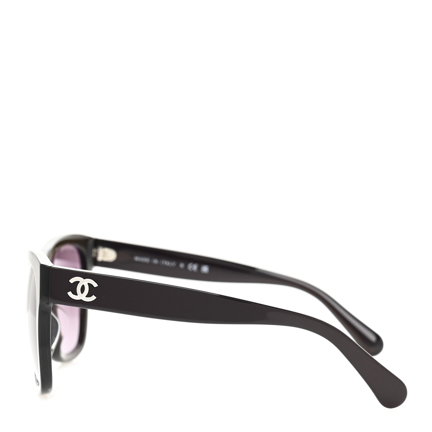 Chanel Acetate Polarized Square CC Sunglasses 5380 Purple 3 of 8