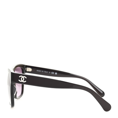 Chanel Acetate Polarized Square CC Sunglasses 5380 Purple 3 of 8