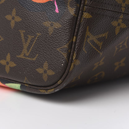 Louis Vuitton Monogram Roses Neverfull MM 10 of 14