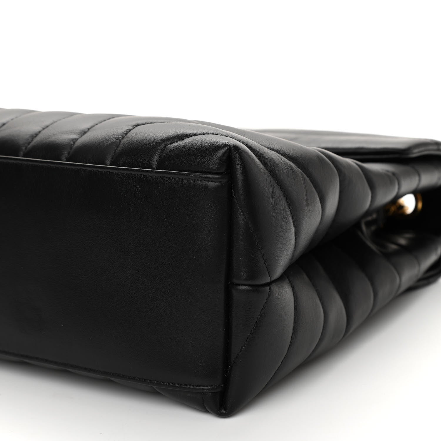 Saint Laurent Calfskin Y Quilted Monogram Medium Loulou Chain Satchel Black 10 of 10