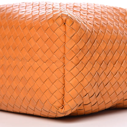 Bottega Veneta Nappa Intrecciato Pyramid Hobo Saffron 10 of 13