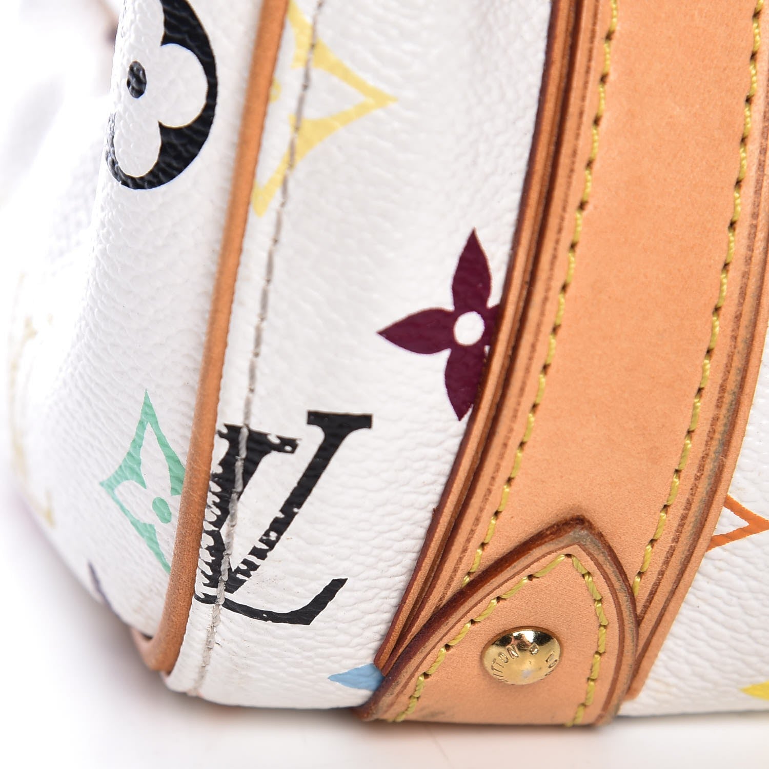 Louis Vuitton Monogram Multicolor Priscilla White 9 of 18
