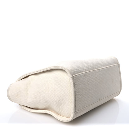 Chanel Mixed Fibers Small Deauville Tote White 10 of 12