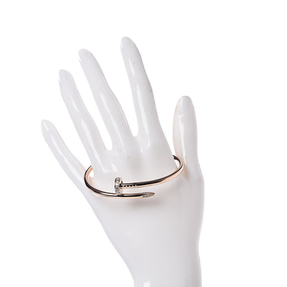 Cartier 18K Pink Gold Diamond Juste Un Clou Bracelet 17 2 of 5