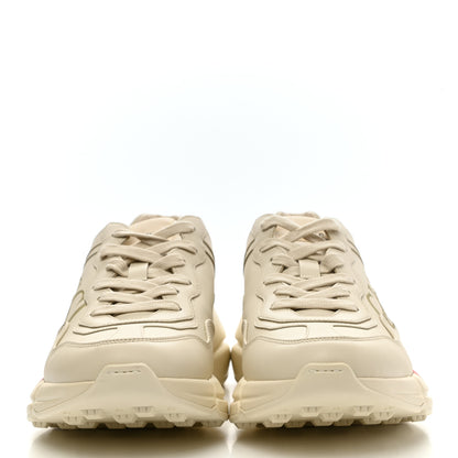 Gucci Calfskin Logo Womens Rhyton Sneakers 40 Ivory 2 of 10