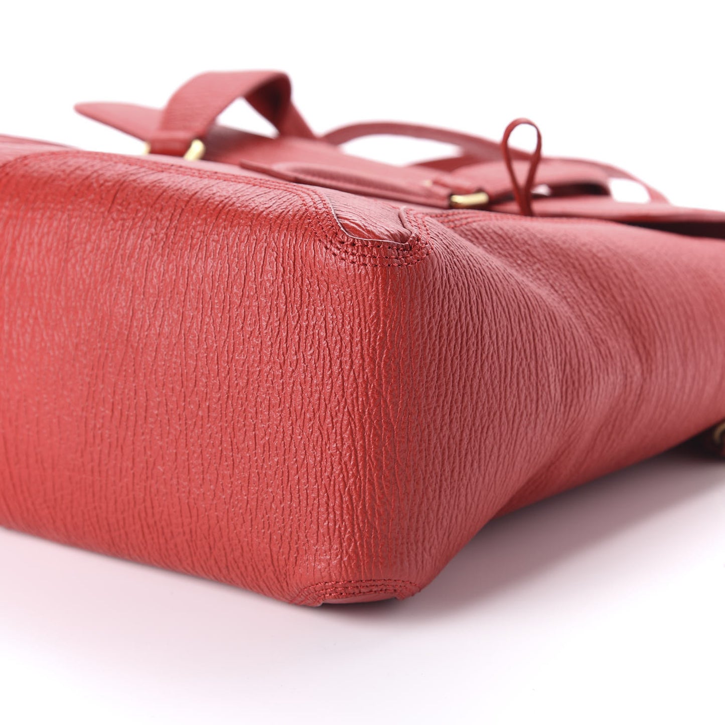 3.1 Textured Calfskin Large Pashli Satchel Red