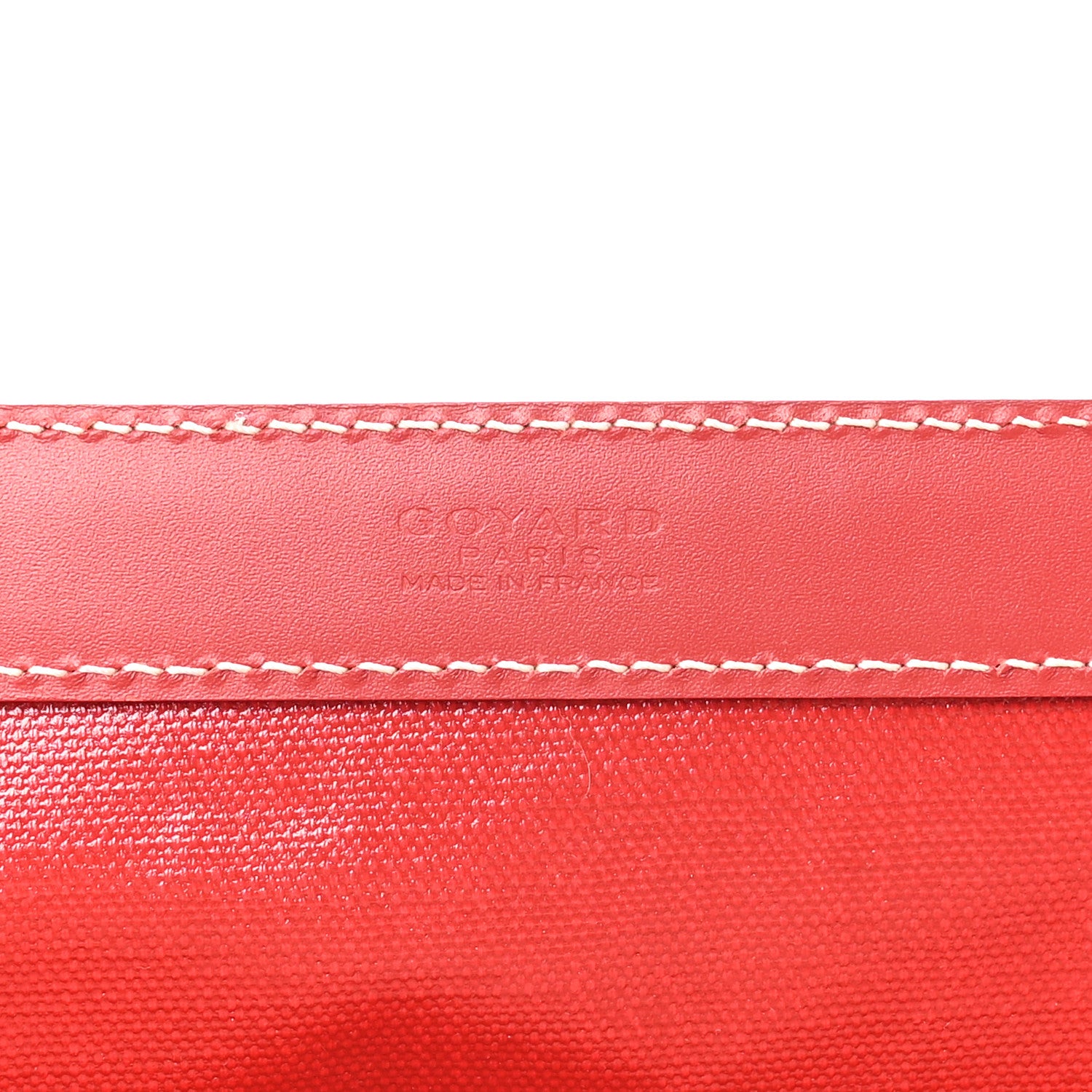 Goyard Goyardine Bellechasse Biaude MM Tote Red 6 of 11