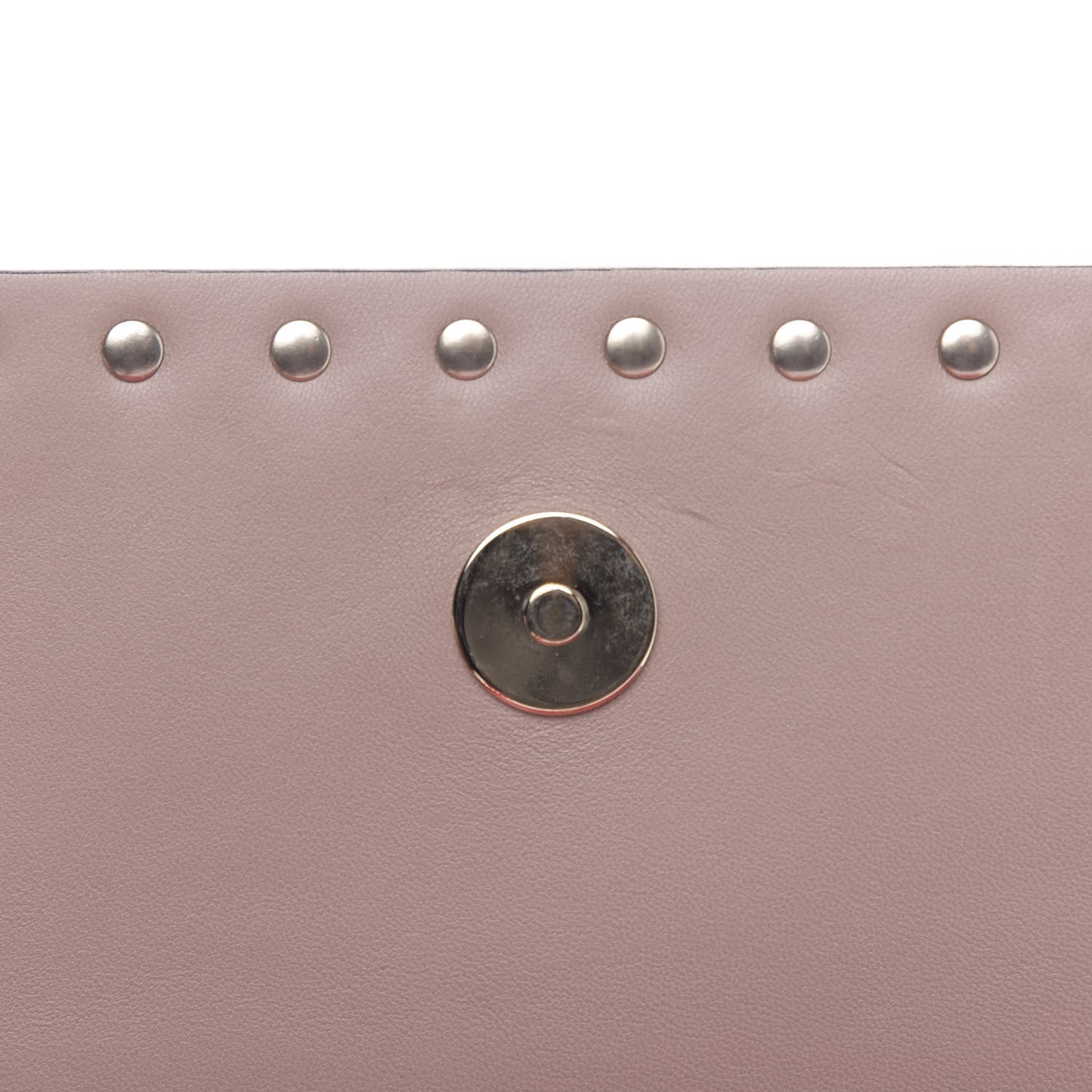 Nappa Small Rockstud Wristlet Clutch Fragola