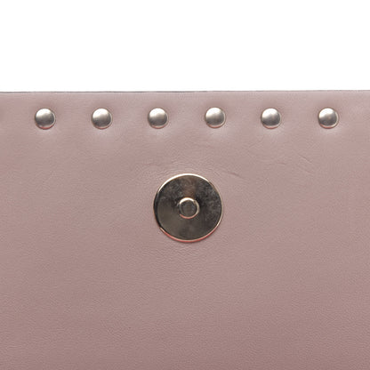 Valentino Garavani Nappa Small Rockstud Wristlet Clutch Fragola 9 of 9