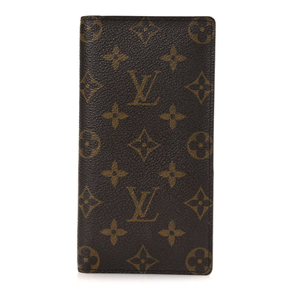 Louis Vuitton Monogram Porte Valeurs Checkbook Wallet 1 of 7