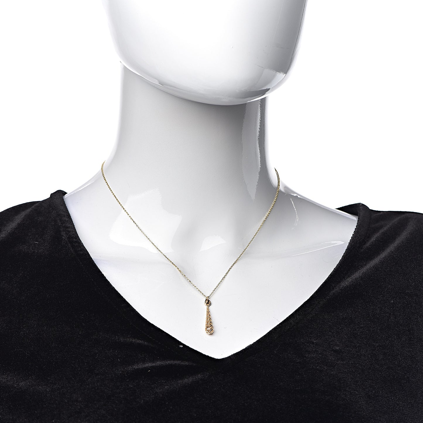 18K Yellow Gold Diamantissima Pendant Necklace