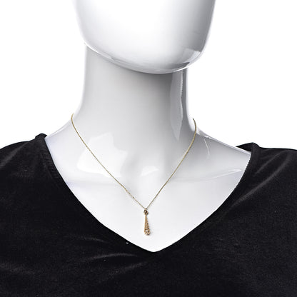 Gucci 18K Yellow Gold Diamantissima Pendant Necklace 2 of 7