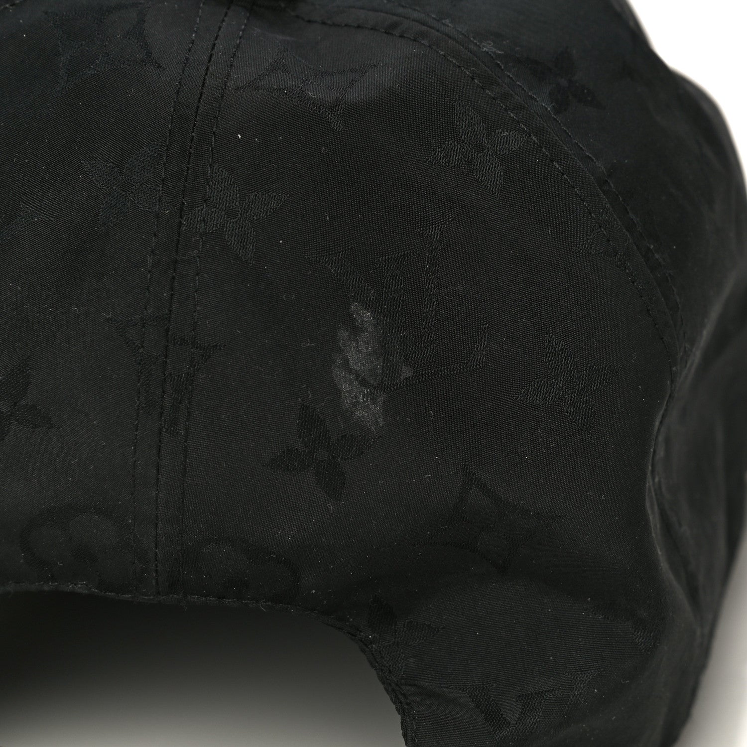 Louis Vuitton Polyester Silk Monogram LV Get Ready Cap M Black 7 of 10