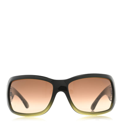 Chanel Acetate CC Sunglasses Black Black 2 of 8