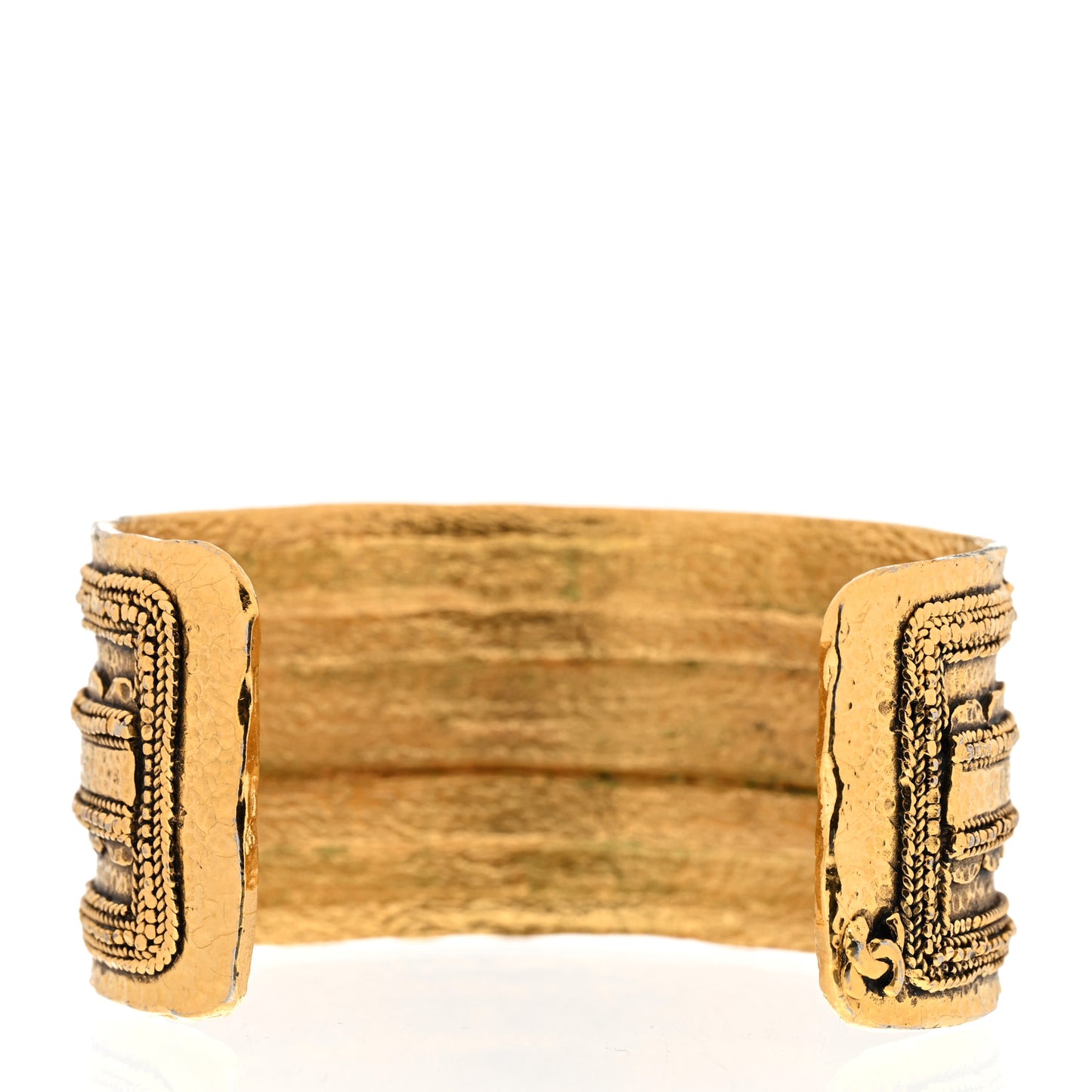 Metal Textured Cuff Gold