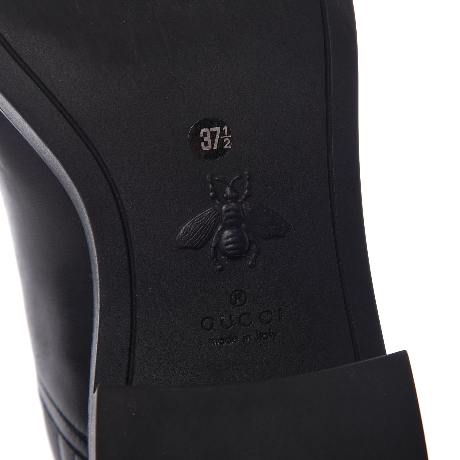 Gucci Nappa Matelasse Ankle Boots 37.5 Black 8 of 14