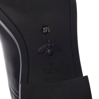 Gucci Nappa Matelasse Ankle Boots 37.5 Black 8 of 14