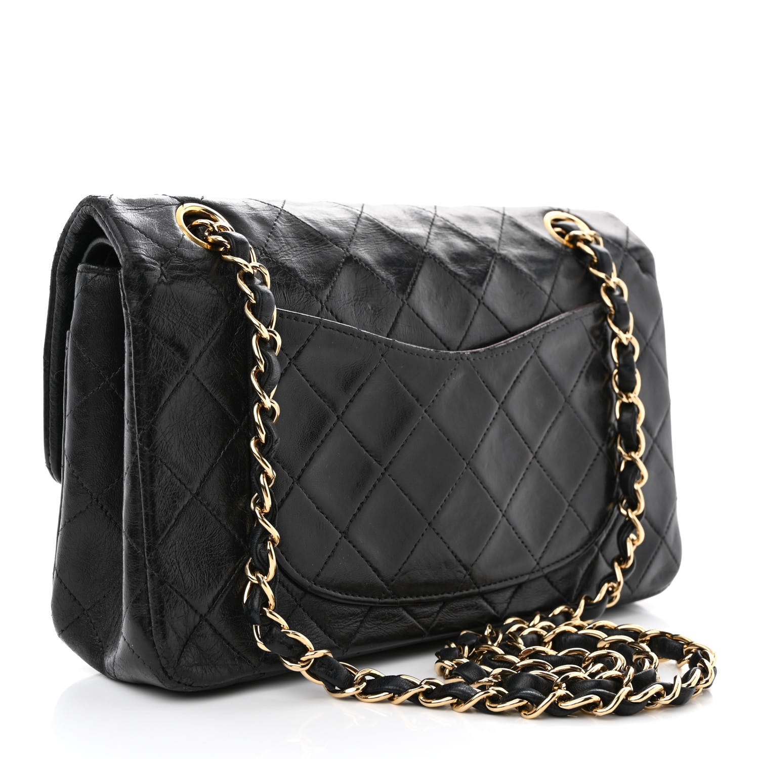 Chanel Lambskin Quilted Small Double Flap Black 3 of 18