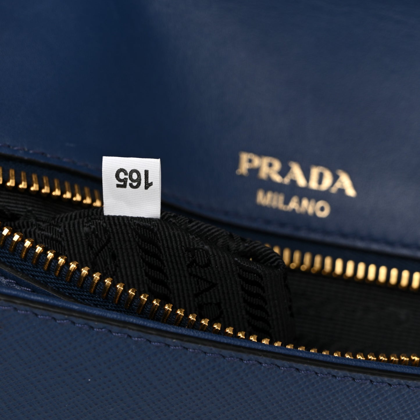 Saffiano Flap Shoulder Bag Bluette