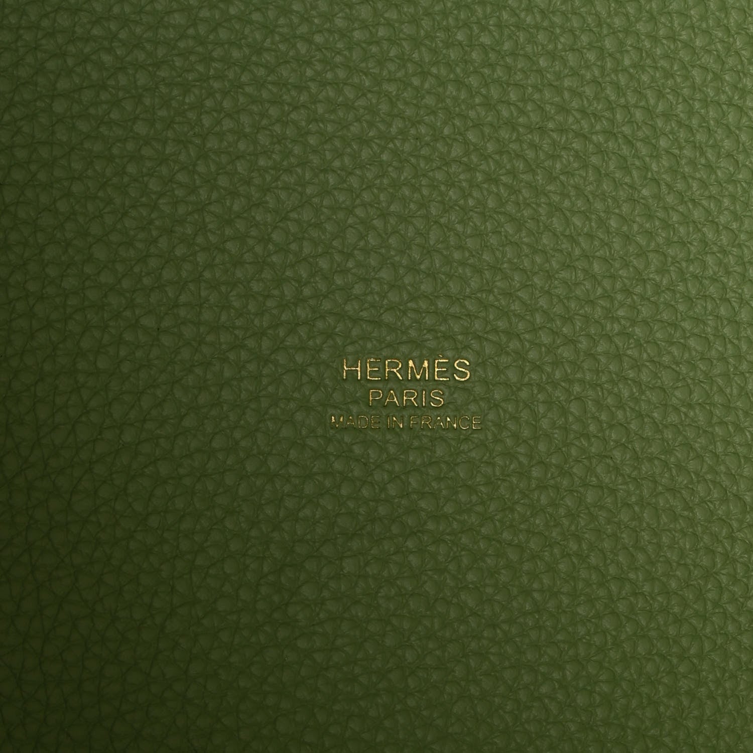 Hermes Taurillon Maurice Picotin Lock 18 PM Vert Criquet 6 of 13