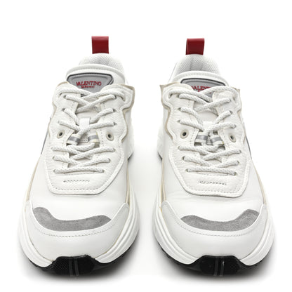 Valentino Garavani Calfskin Split Shegoes Sneakers 39 Ghiaccio White 2 of 9