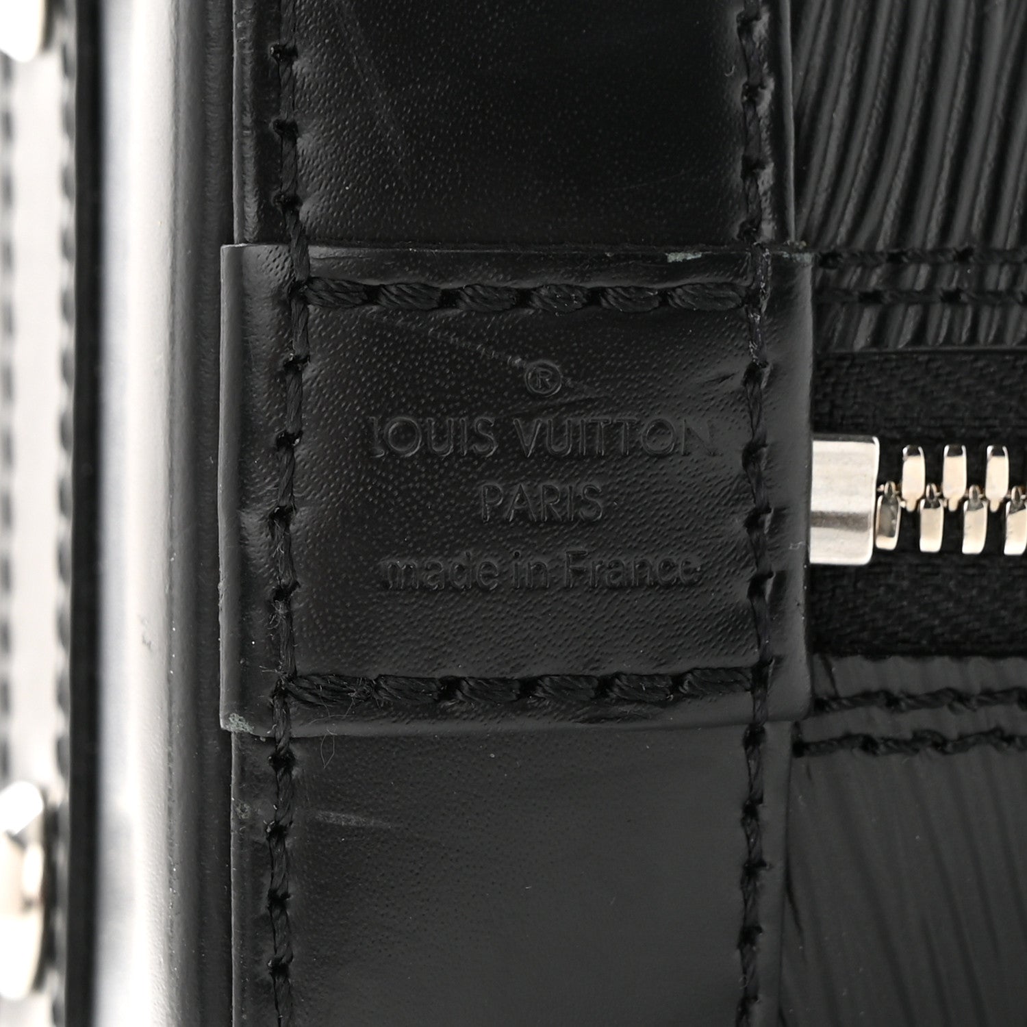 Louis Vuitton Epi Alma BB Black 6 of 10