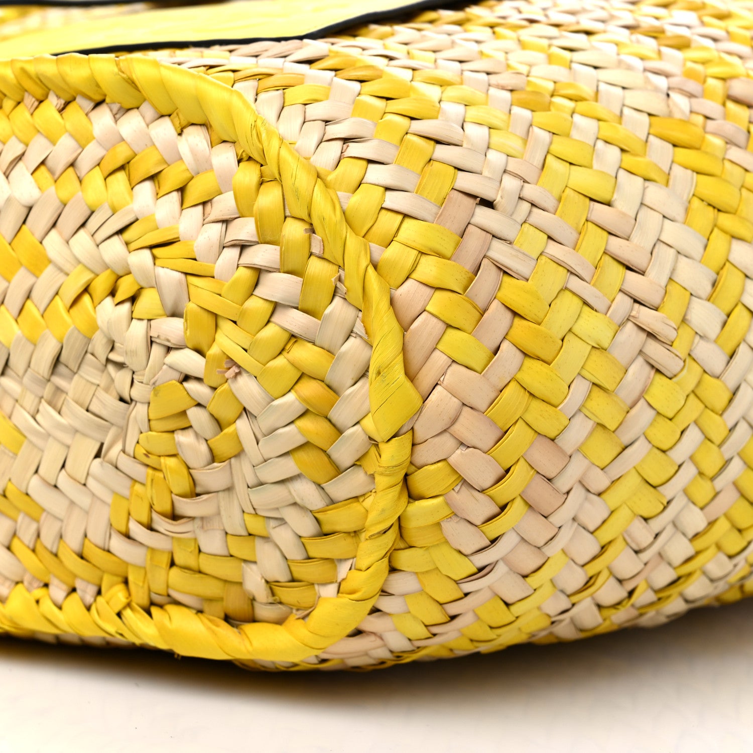 Loewe Raffia Basket Tote Bag Natural Yellow 8 of 8