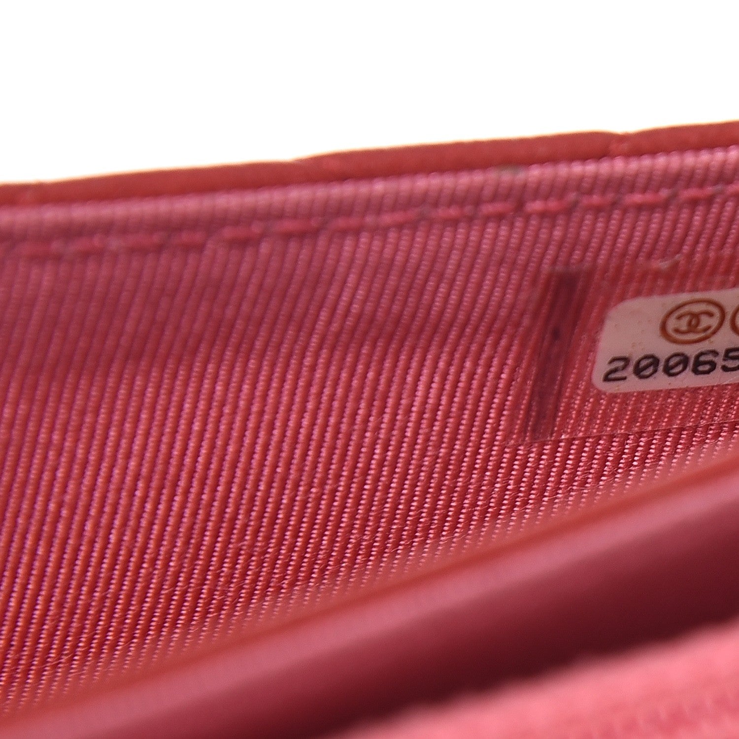 Chanel Lambskin Quilted Small Flap Wallet Red 8 of 15