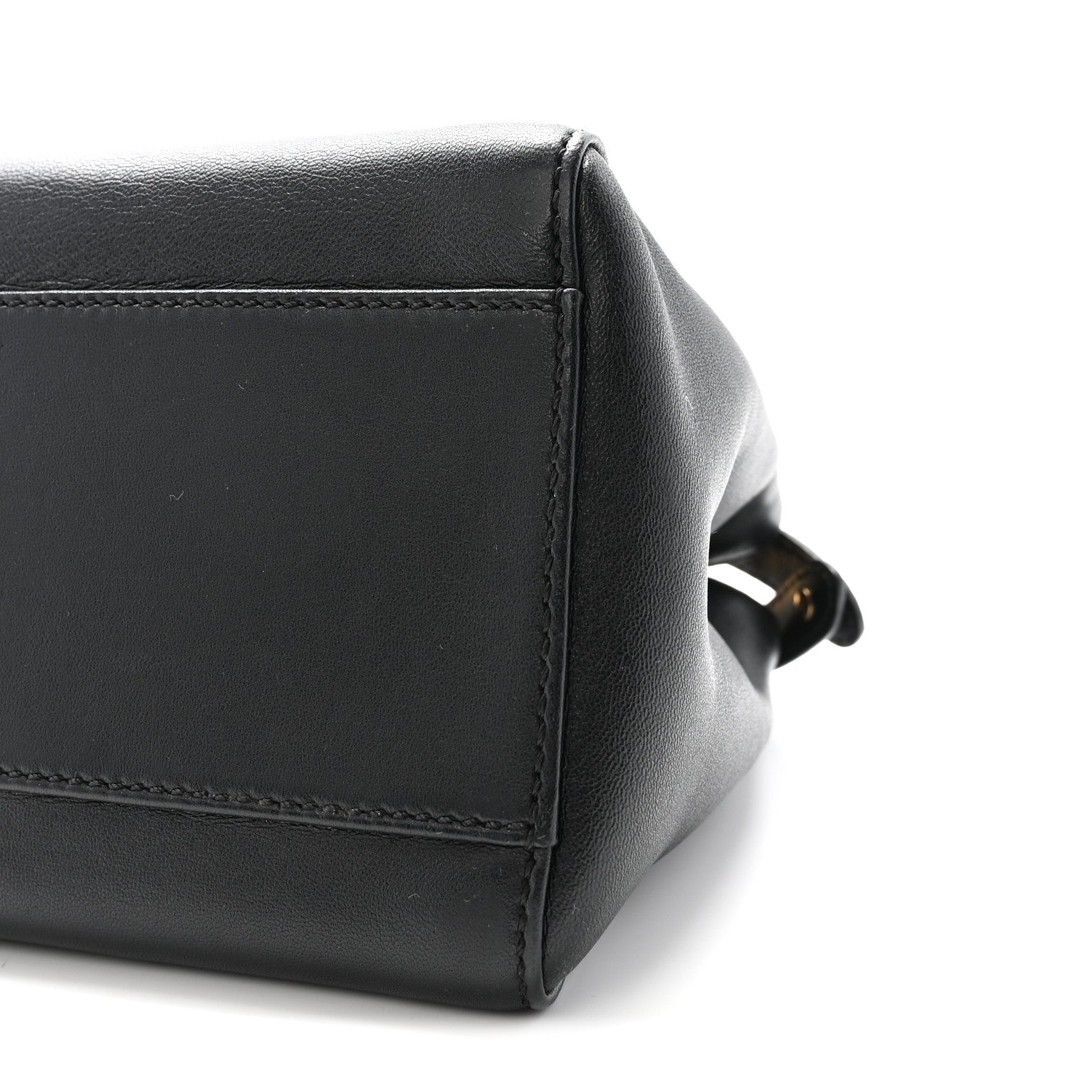 Fendi Nappa Mini Peekaboo Iconic Satchel Black 10 of 10