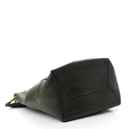 Celine Natural Calfskin Seau Sangle Bucket Green 4 of 10