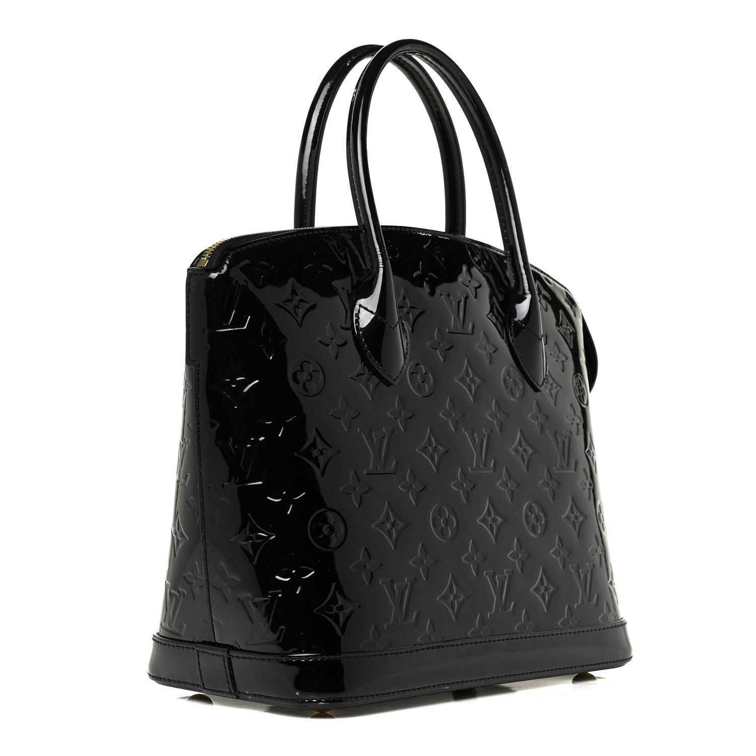 Louis Vuitton Vernis Lockit PM Black 2 of 17