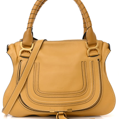 Chloe Calfskin Medium Marcie Satchel Curry Yellow 7 of 10