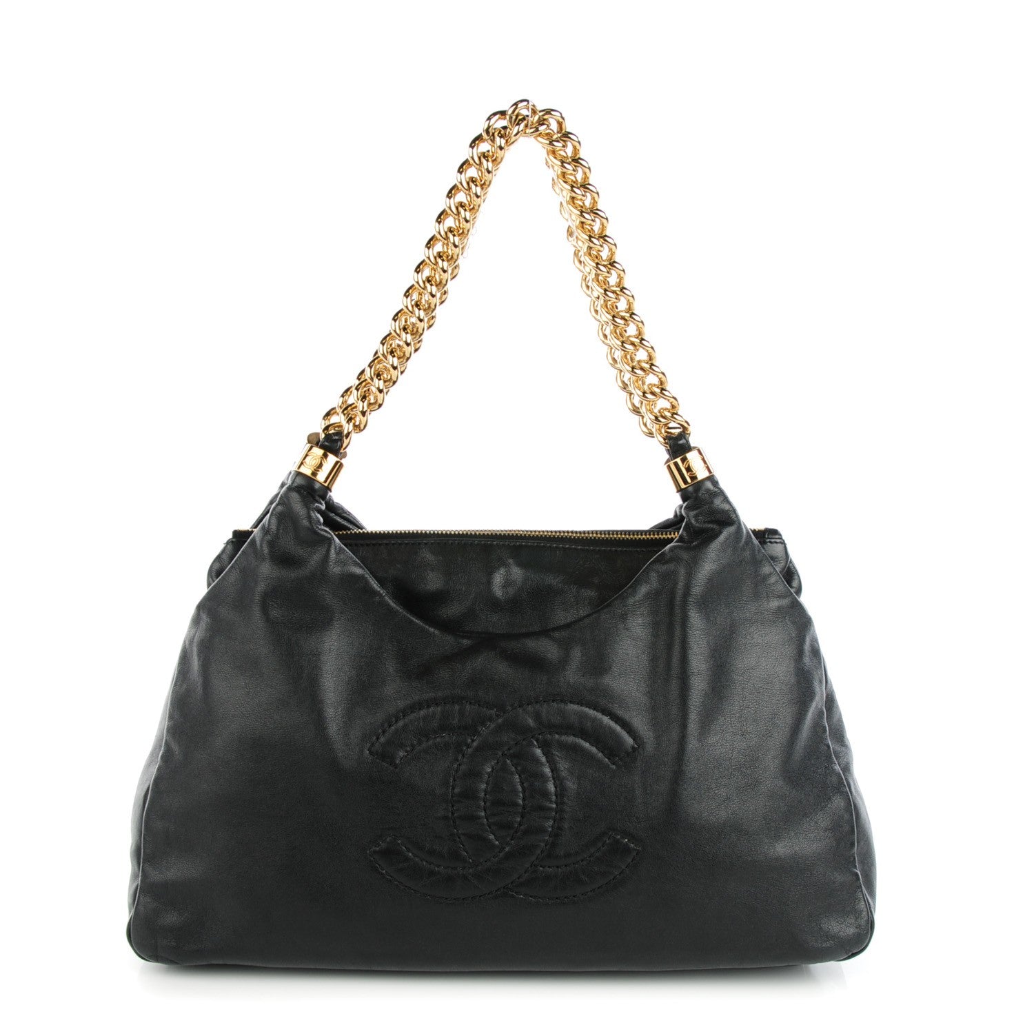 Chanel Calfskin Rodeo Drive Hobo Black 1 of 7